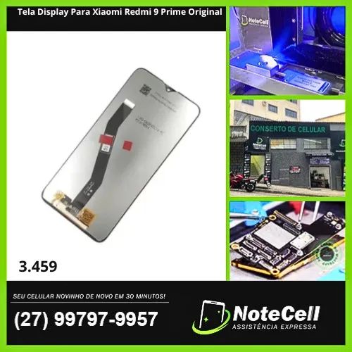 Tela Display Para Xiaomi Redmi 9 Prime Original - Instalação em 30 Minutos!