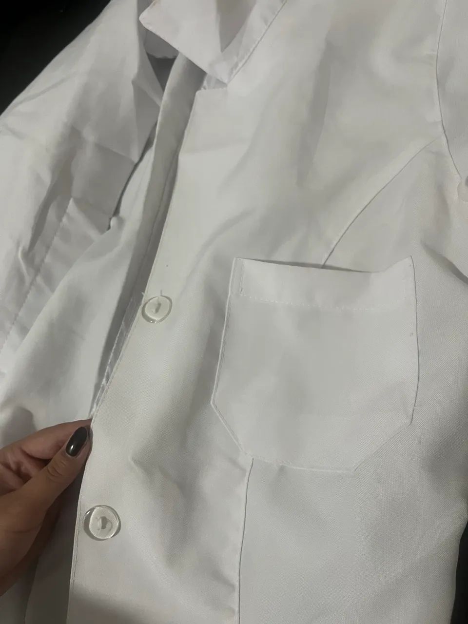 Jaleco branco premium para trabalho, faculdade ou estágio! Novo aceito ofertas - Foto 5