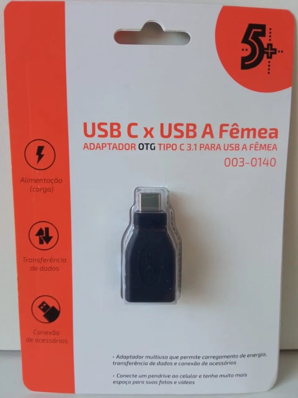 Adaptador Otg Tipo c 3.1 para Usb Fêmea *ENTREGA GRÁTIS* - Foto 3