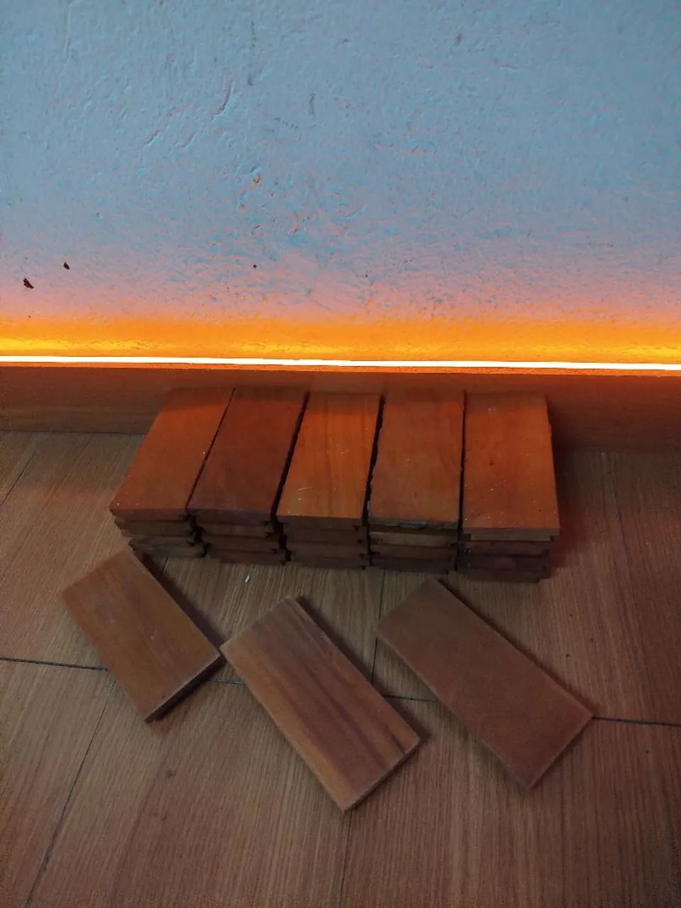 Piso de tacos madeira Maciça diversos tamanhos 