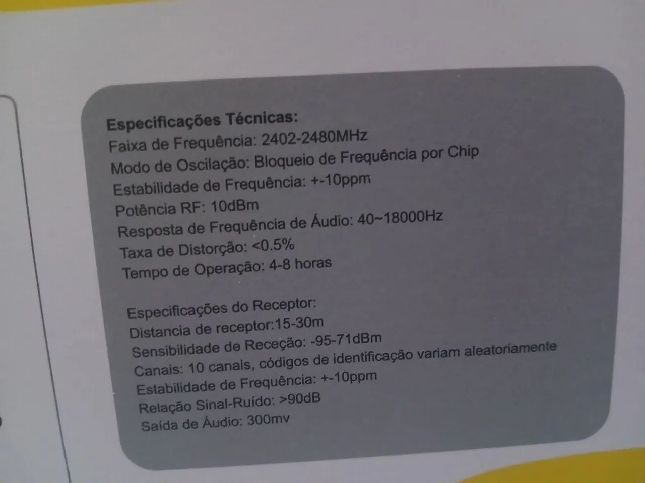 Microfone profissional sem fio recarregável usb com acessórios  - Foto 2