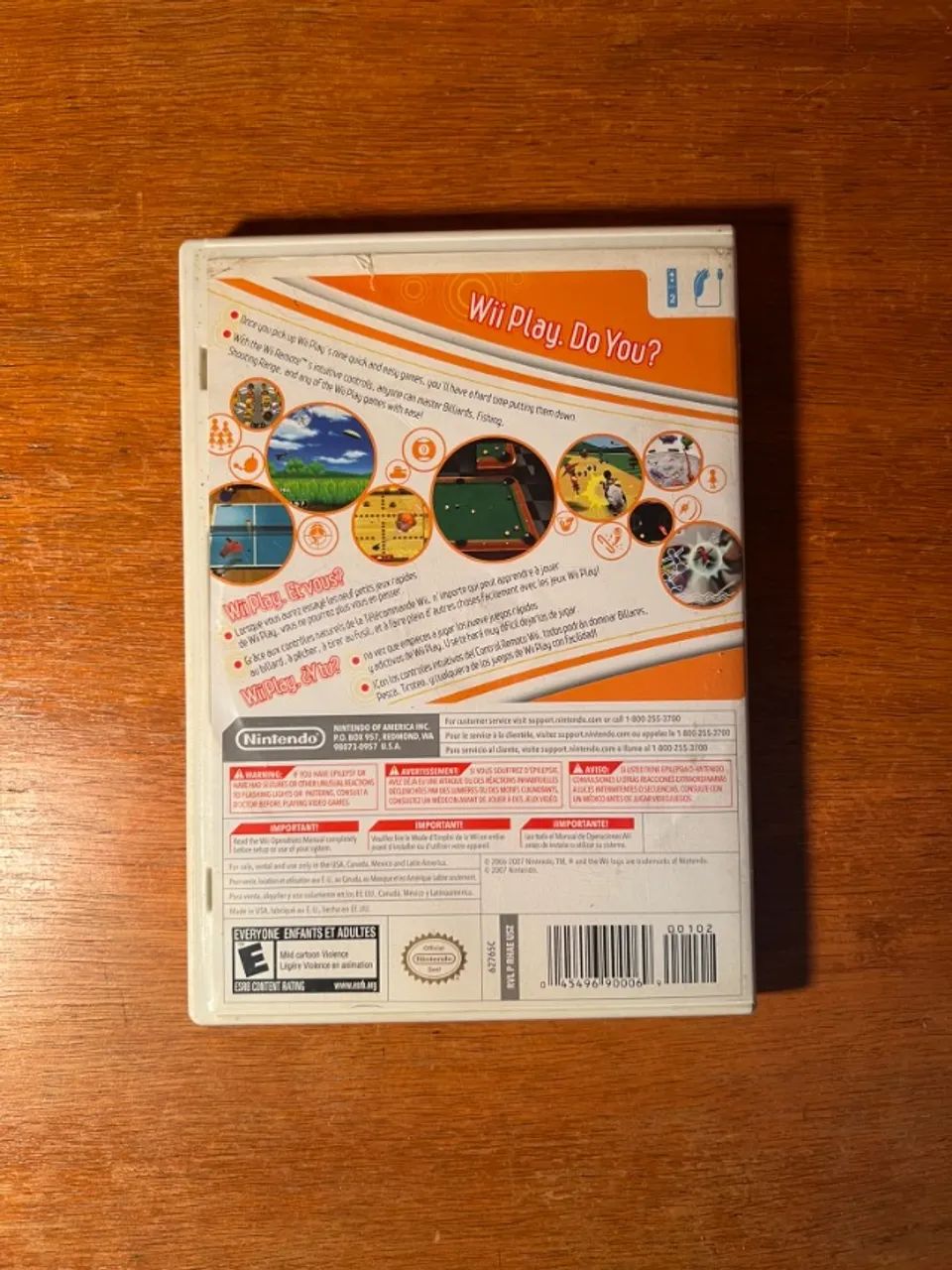 Jogo Wii Play ORIGINAL (Nintendo Wii) - EM ÓTIMO ESTADO COM ENCARTES E MANUAIS - Foto 3