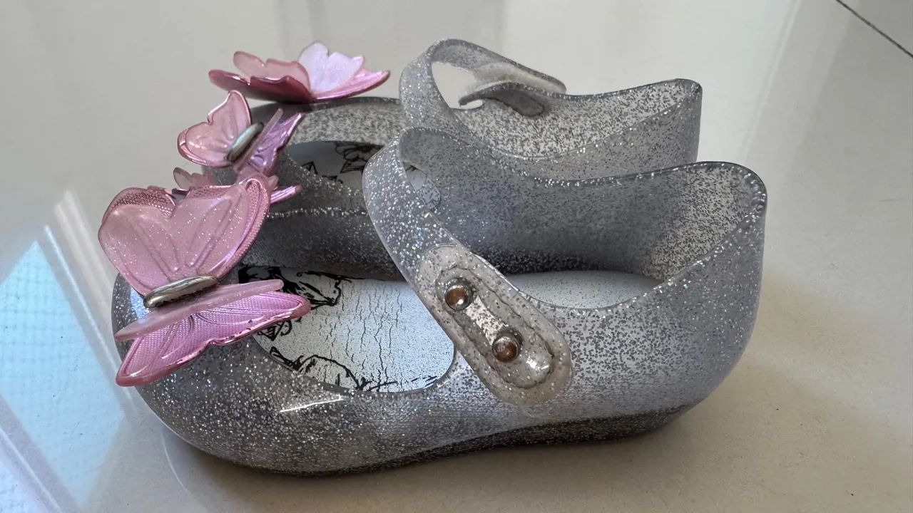 Sandália Mini Melissa com Borboletas 19 - Foto 3