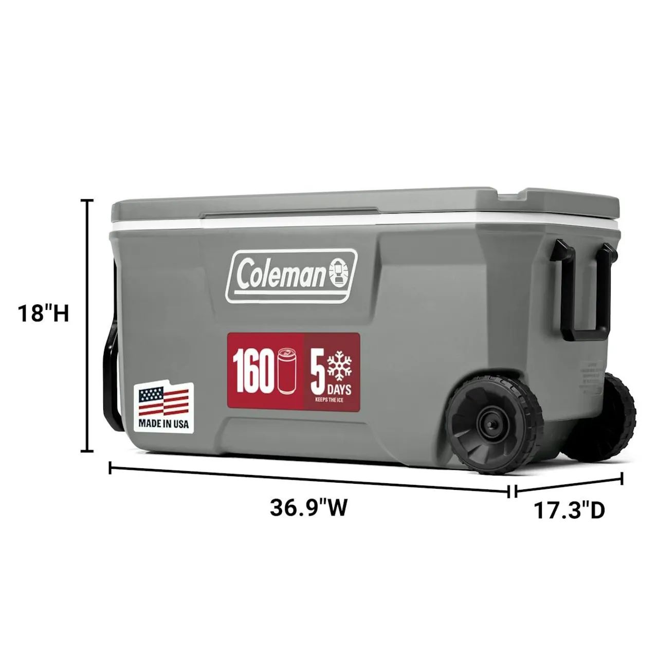 Caixa Térmica com Rodas 100QT 94L | Lakeside - Coleman
