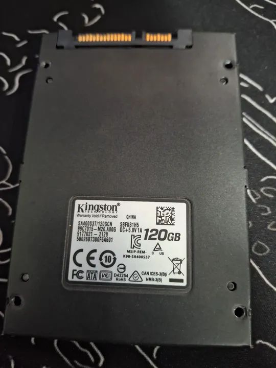 SSD Kingston 120gb e XrayDisk 480gb - Foto 3