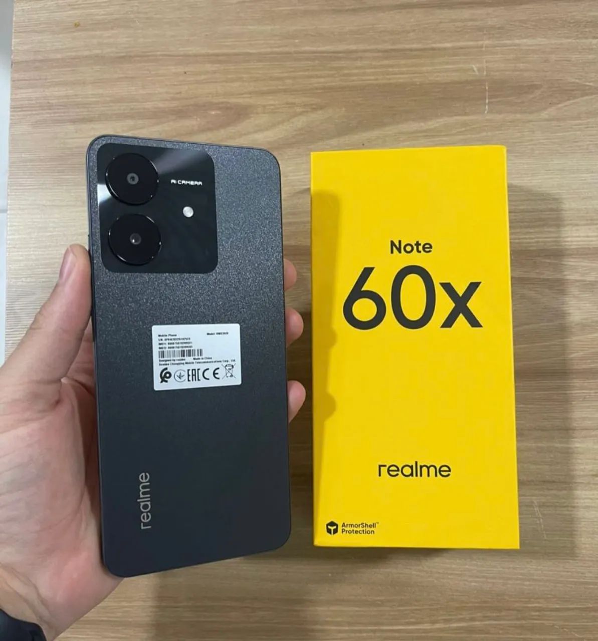 **Realme Note 60x** 64Gb/3Ram Verde Ou Preto + Entrega Grátis 