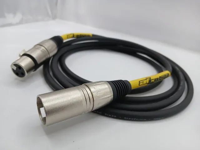 Cabo Microfone Xlr(canon) Macho E Femea Balanceado 10 Metros - Foto 2