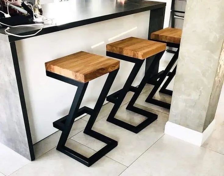 Banquetas de Bar Estilo Industrial