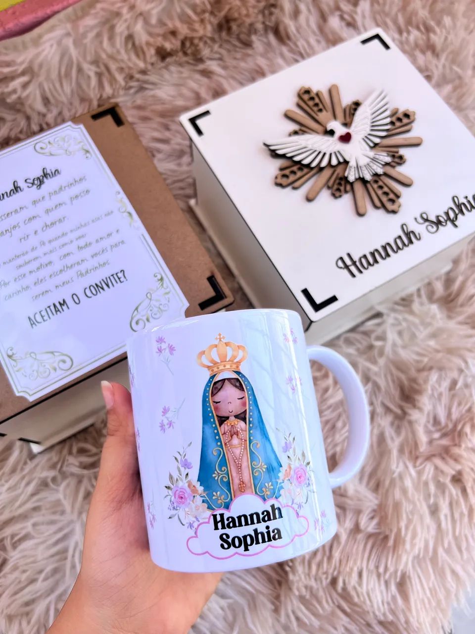 CONVITE DE BATISMO PERSONALIZADO - Foto 4