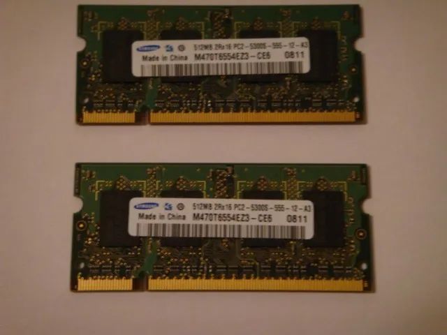 Memória Ram Samsung DDR2 512mb para Notebook - Foto 2