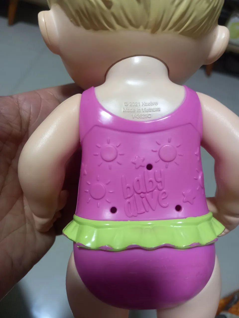 Boneca Baby Alive de banho - Foto 2