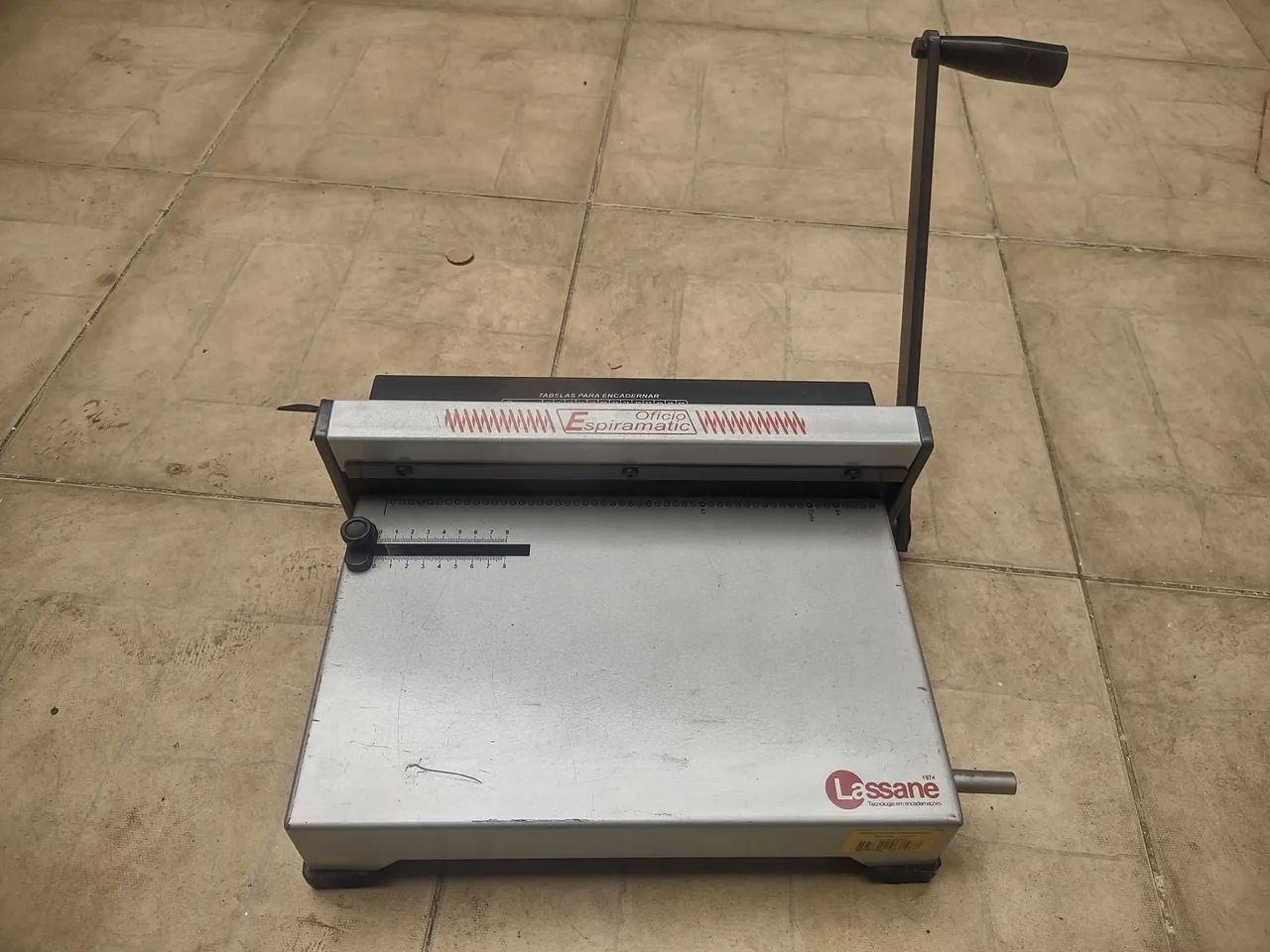 Encadernadora Espiral Tamanho Ofício Espiralmatic