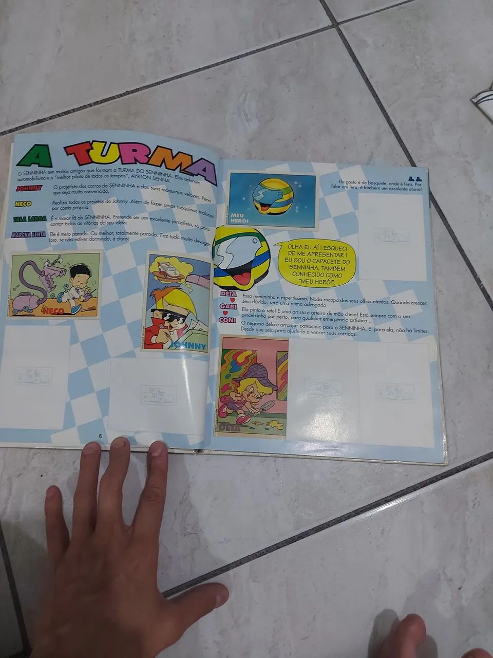 Livro Ilustrado Senninha e Sua Turma Ótimo estado  - Foto 3