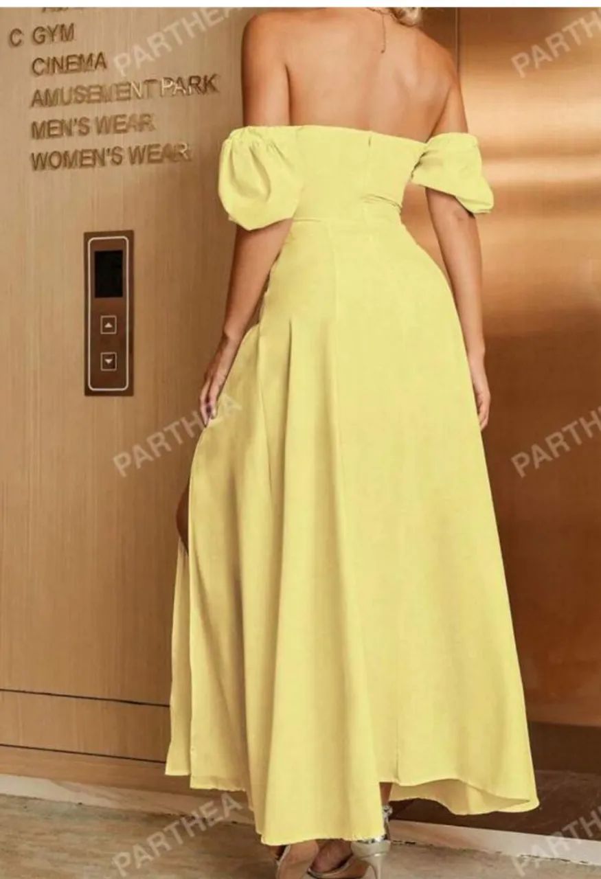 Vestido longo com fenda  - Foto 2