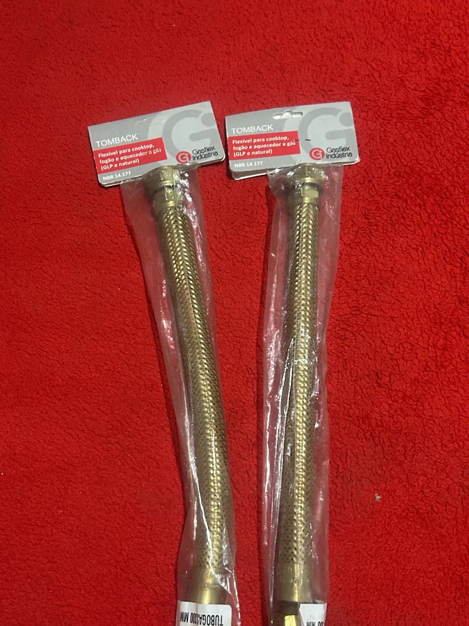 Lote com 2 mangueiras de cobre flexível de 30 cm - Foto 2