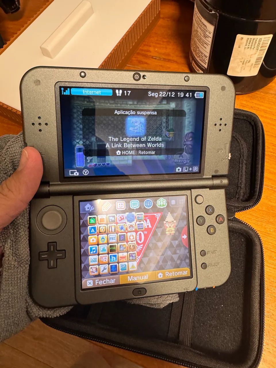 New 3DS XL - Zelda Marjoras Mask FULL IPS - Foto 4