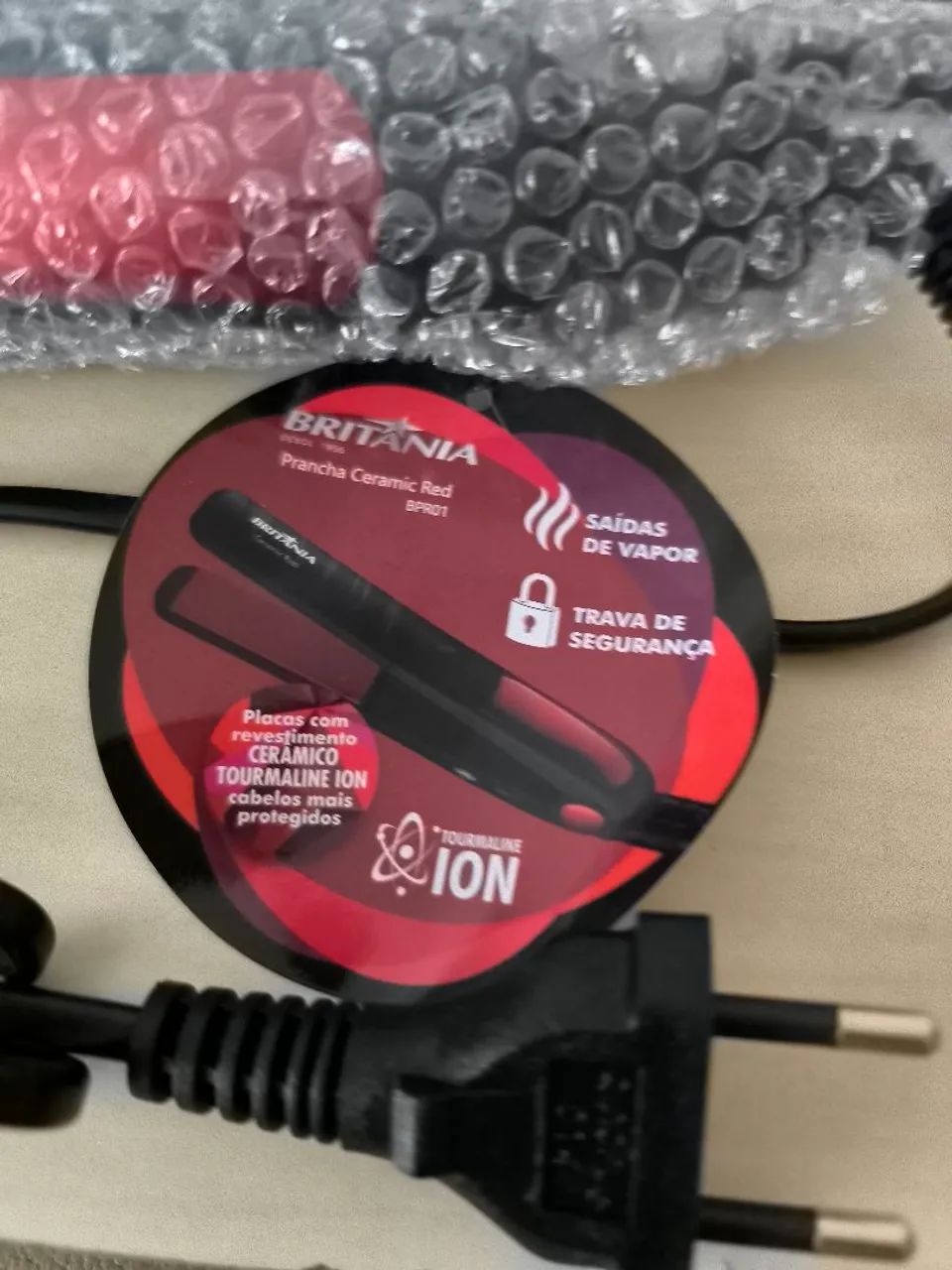 Chapinha Britânia Creamic Red Bivolt  - Foto 3