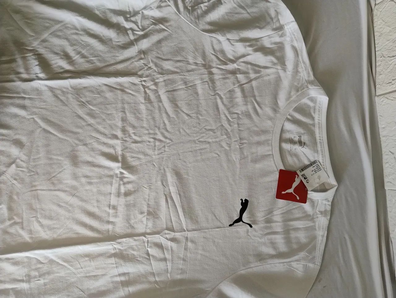 Camiseta Puma Branca - Tamanho Egg original nova  - Foto 2