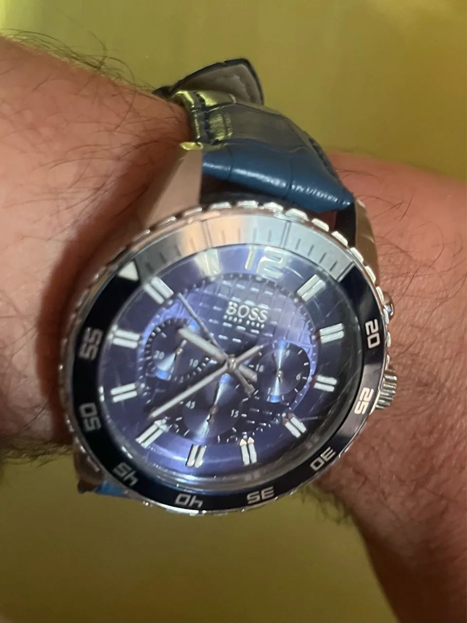 Relógio Hugo Boss Chronograph Azul- Elegância e Sofisticação - Foto 4