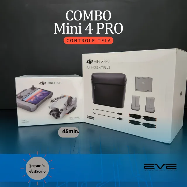 Mini 4 Pro, Combo Plus Tela. Lacrado!
