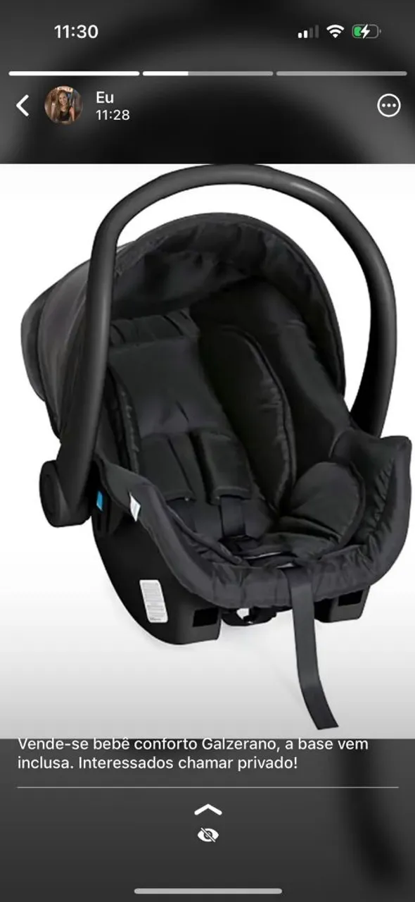 Bebê conforto Galzerano com base