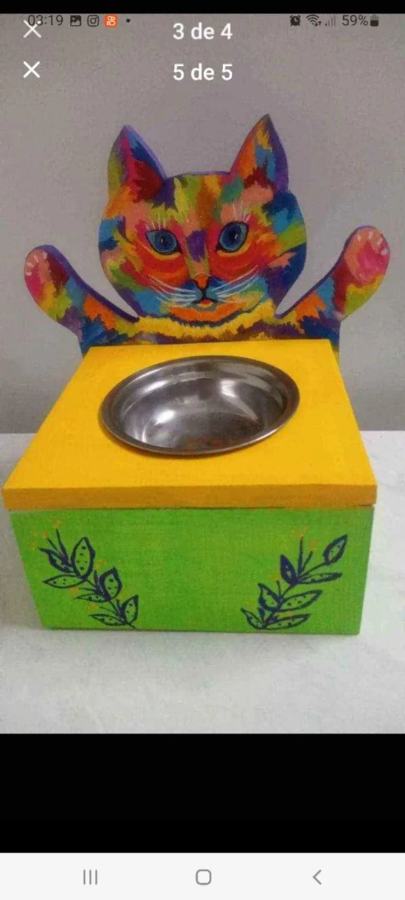 Comedouro para gato