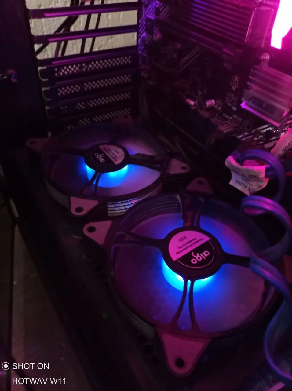 Conjunto de 5 Fans Aigo totalmente funcionando. - Foto 5