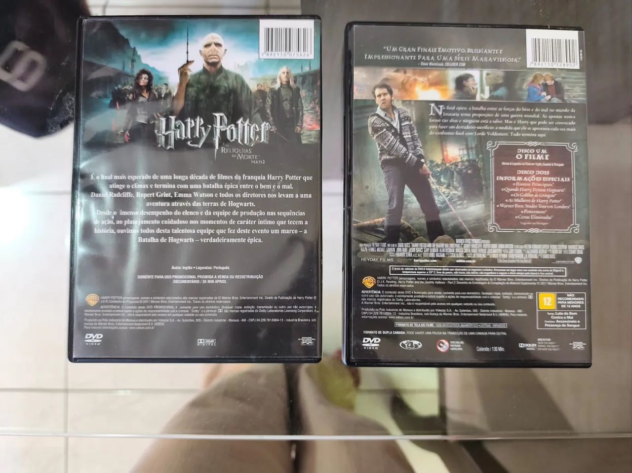 DVD duplo Harry Potter e as relíquias da morte ( Parte 2 ) / DVD bônus ( O confronto final - Foto 2