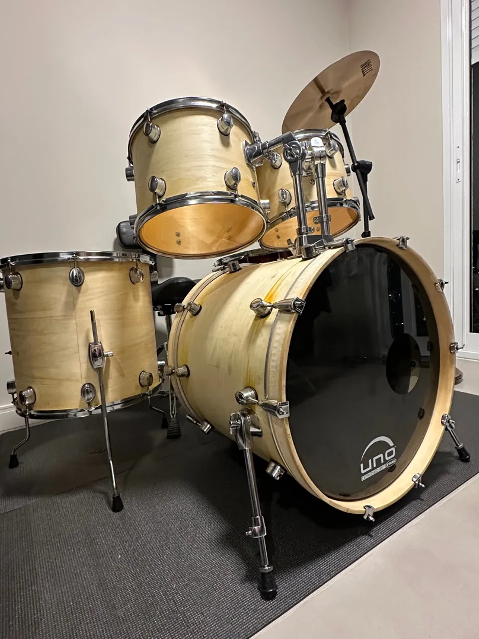 Bateria Acústica Completa - Madeira Natural Prime América