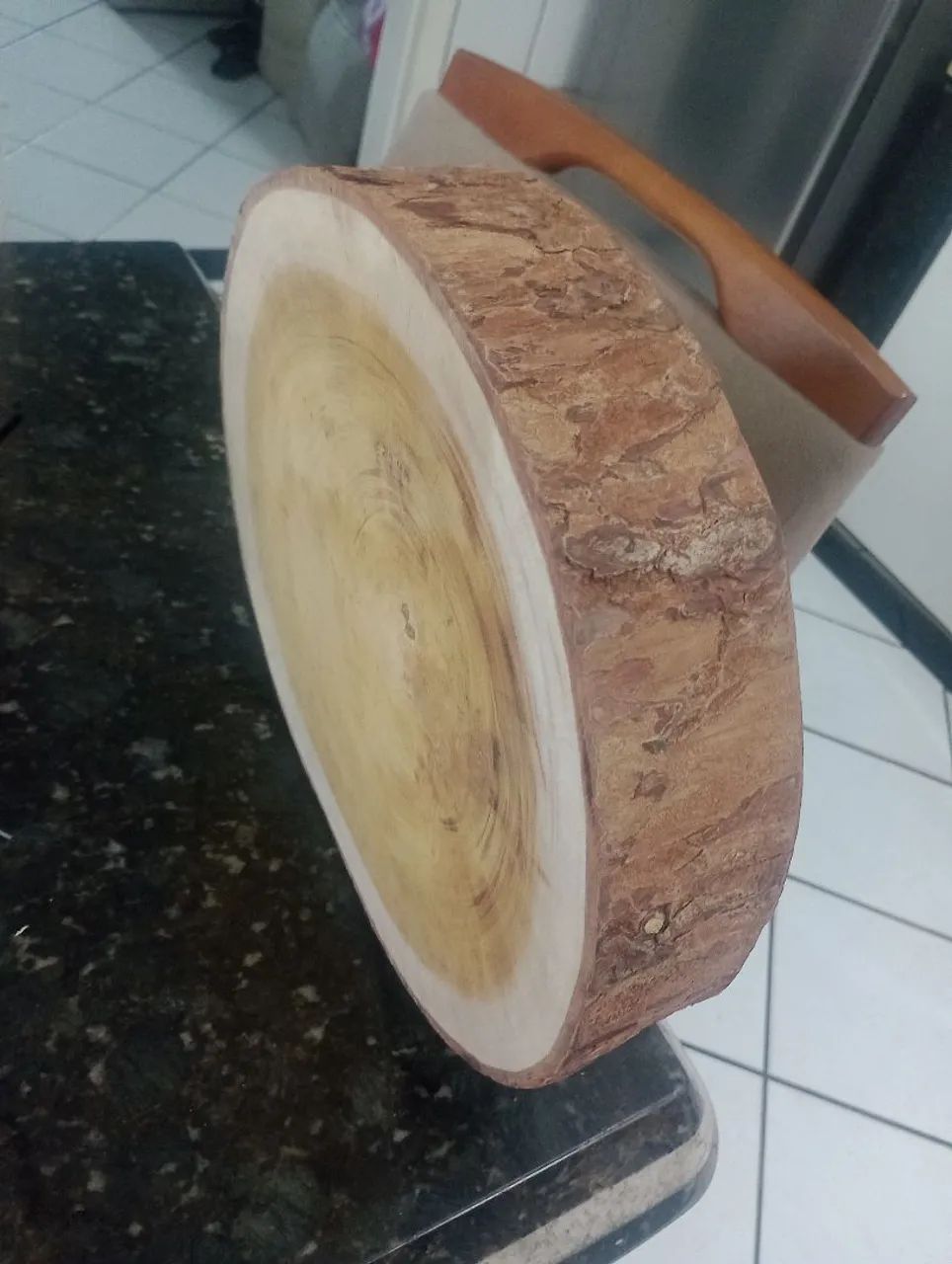 Bolacha artesanal de madeira vinhático 120,00 - Foto 3