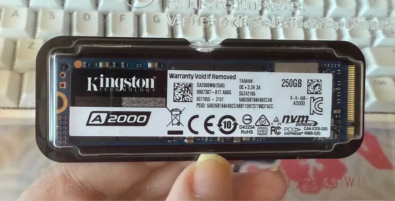 Kingston A2000 250gb Nvme Ssd 250gb Kingston Ssd A2000 250gb