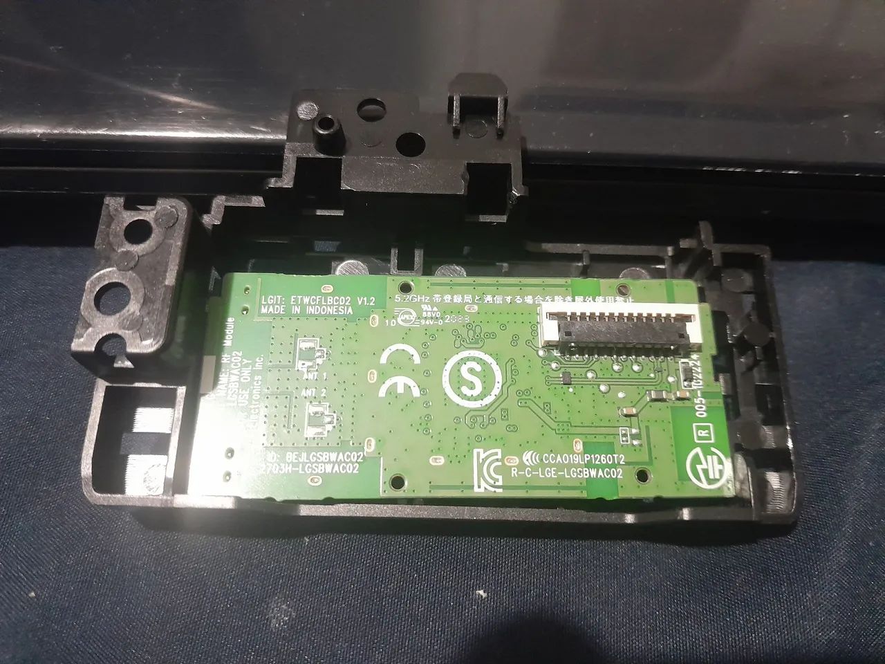 Placa (Wi-Fi e Bluetooth) TV LG 65un7100PSA ORIGINAL <br>Copy model name<br>Placa (Wi-Fi  - Foto 3