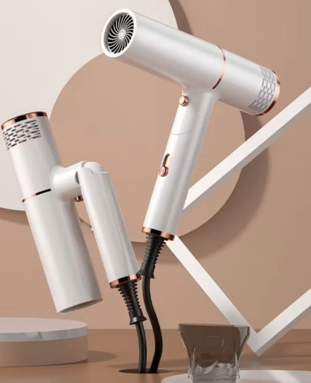 Secador Profissional Dobrável Hair Dryer Bivolt 