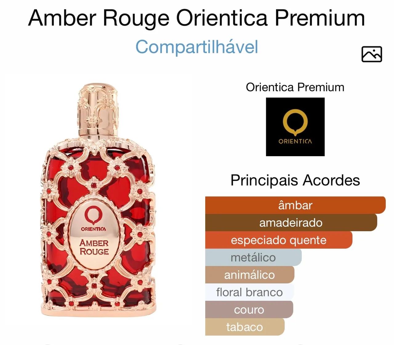 Perfume Orientica Amber Rouge 80ml - Foto 3