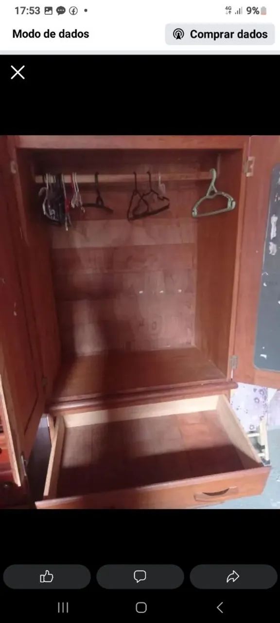 Guarda roupa de angelim - Foto 2