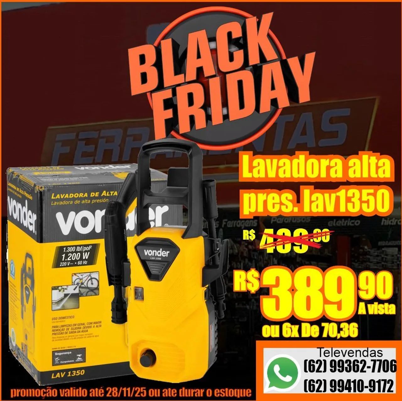 Lavadora de alta pressão 