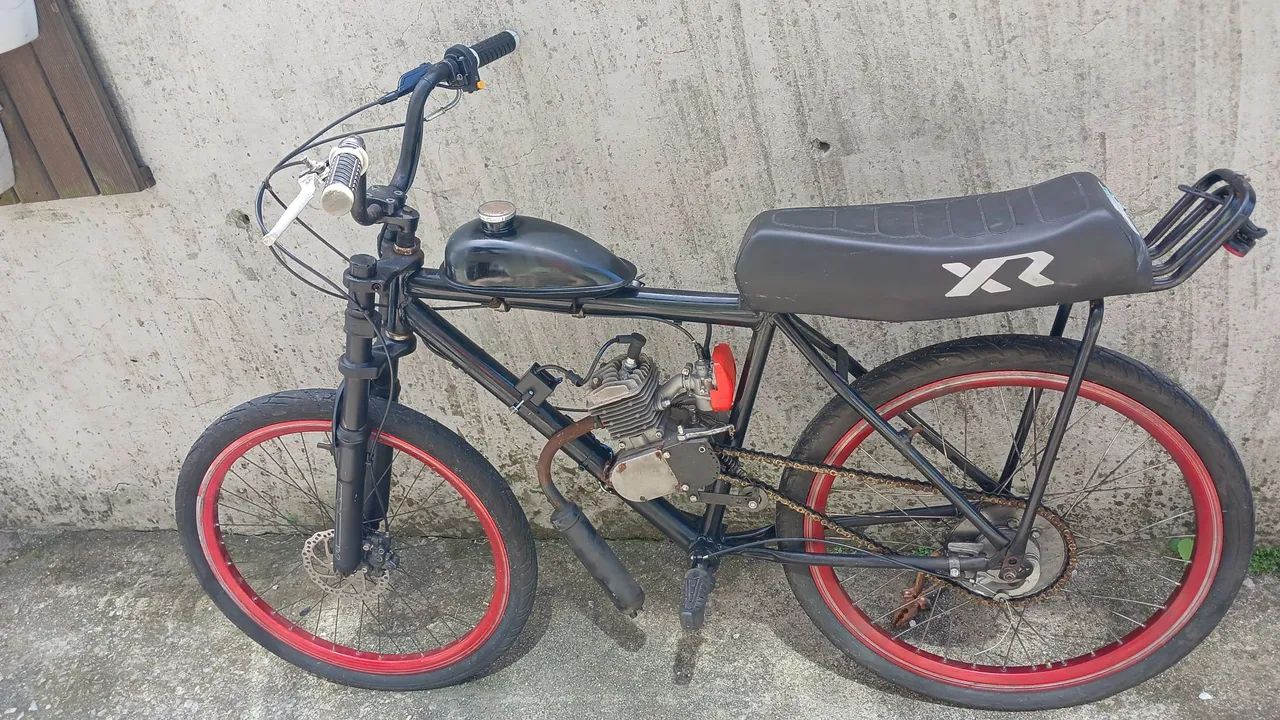 Vendo bicicleta motorizada ,motor de 80 cilindrada - Foto 4