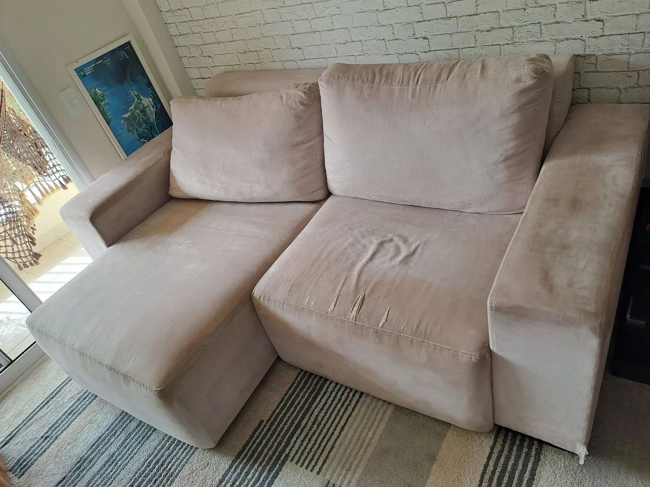 Sofá 3 lugares confortável e moderno - Foto 2