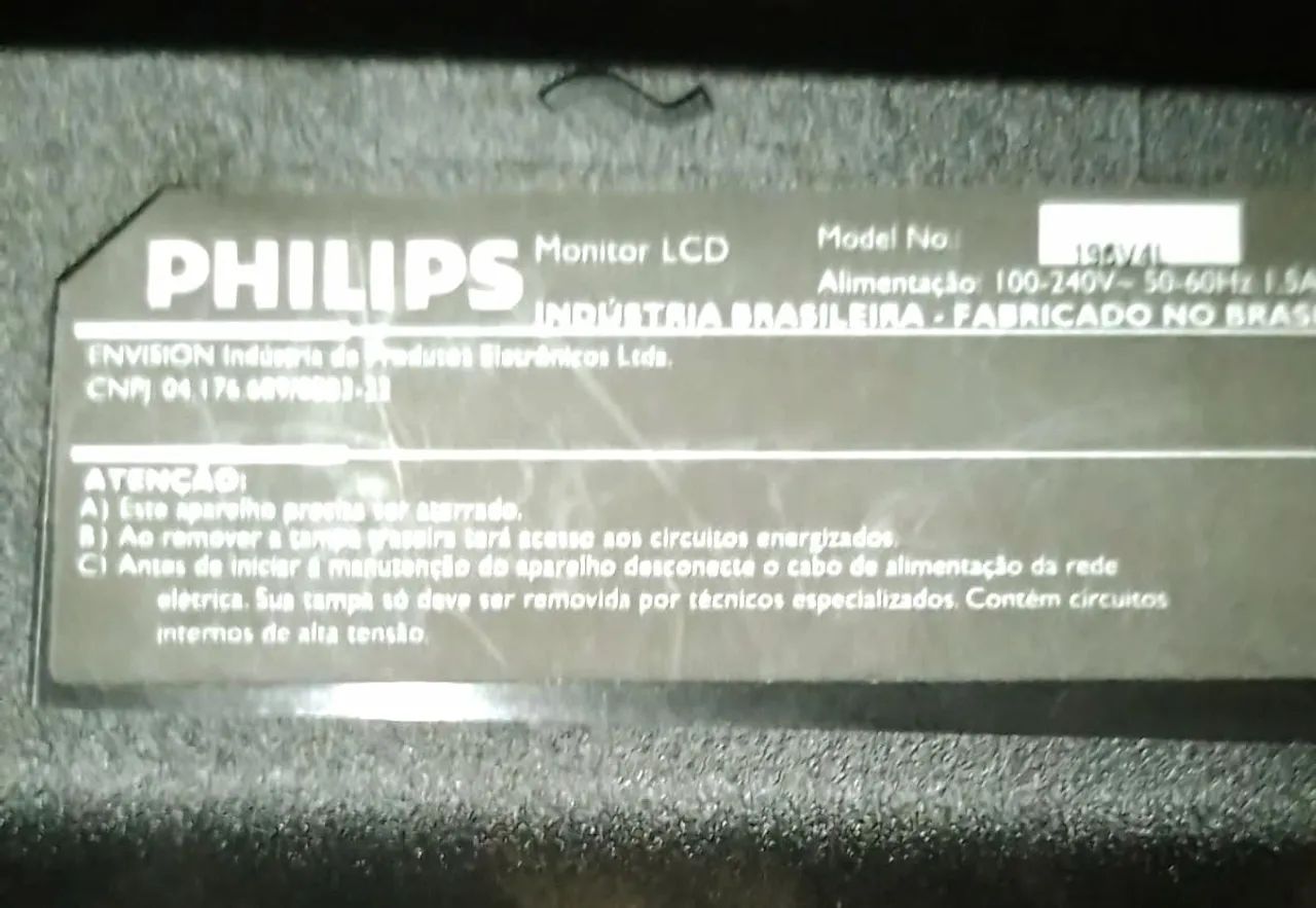 Monitor Philips 19" LCD funcionando - Foto 4