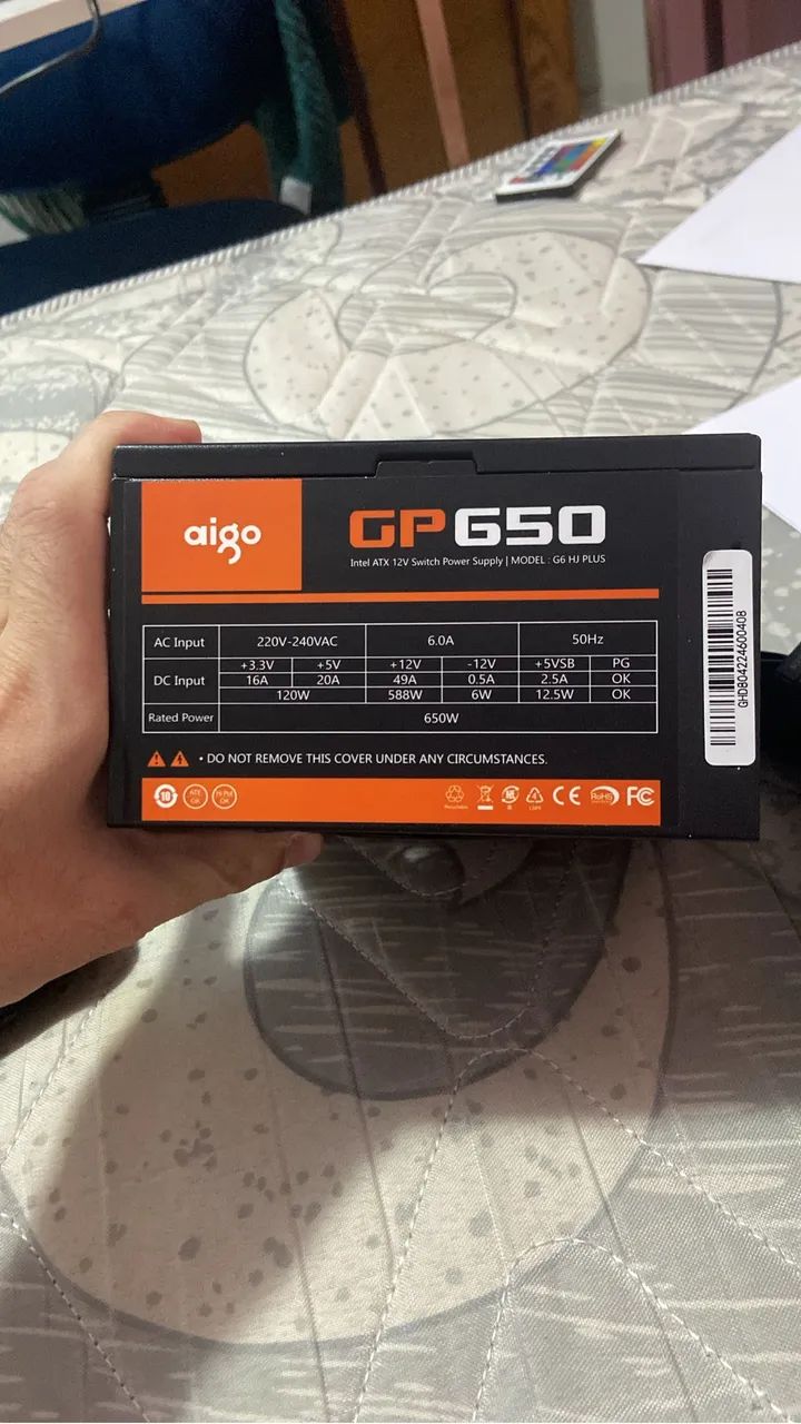 Fonte PC 650W Aigo - Foto 3