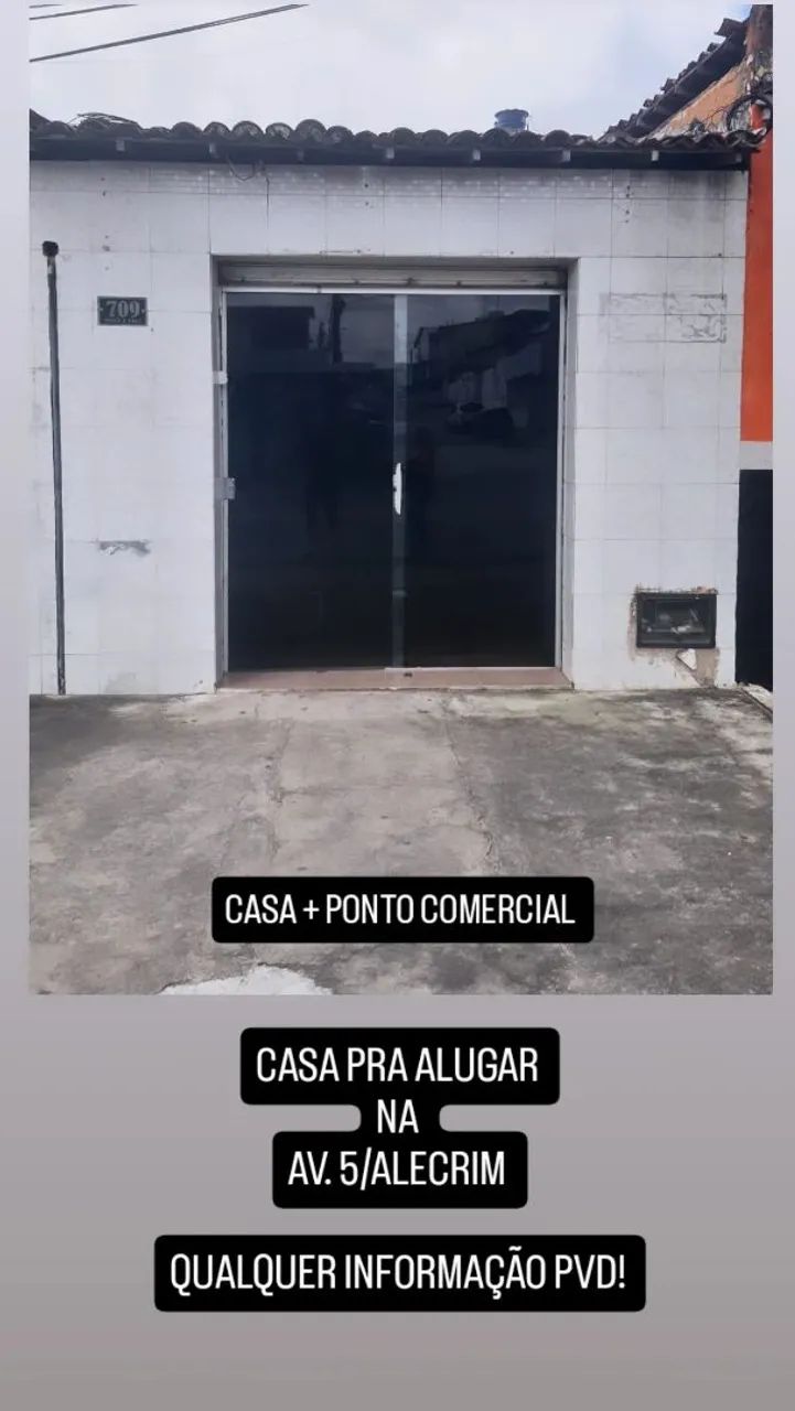 CASA + COMÉRCIO, PARA ALUGAR 