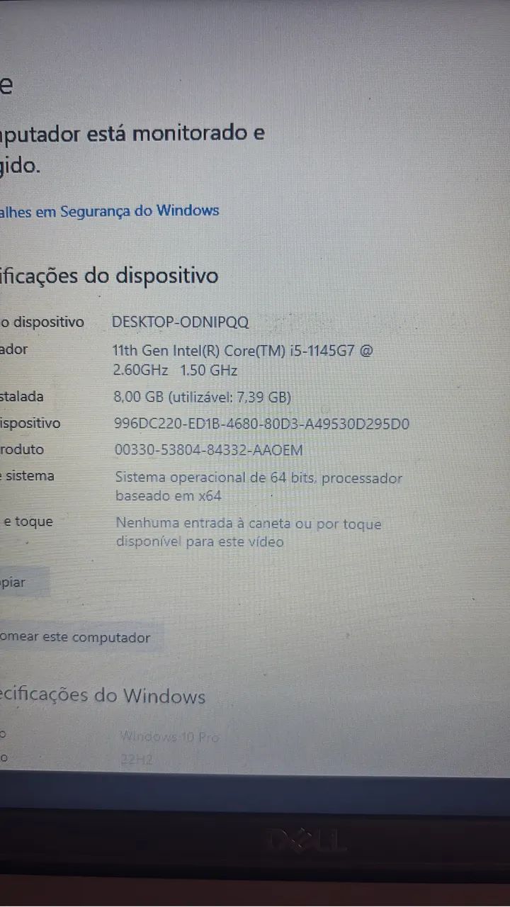 Notebook Dell 5420 i5 11° Geração  - Foto 3