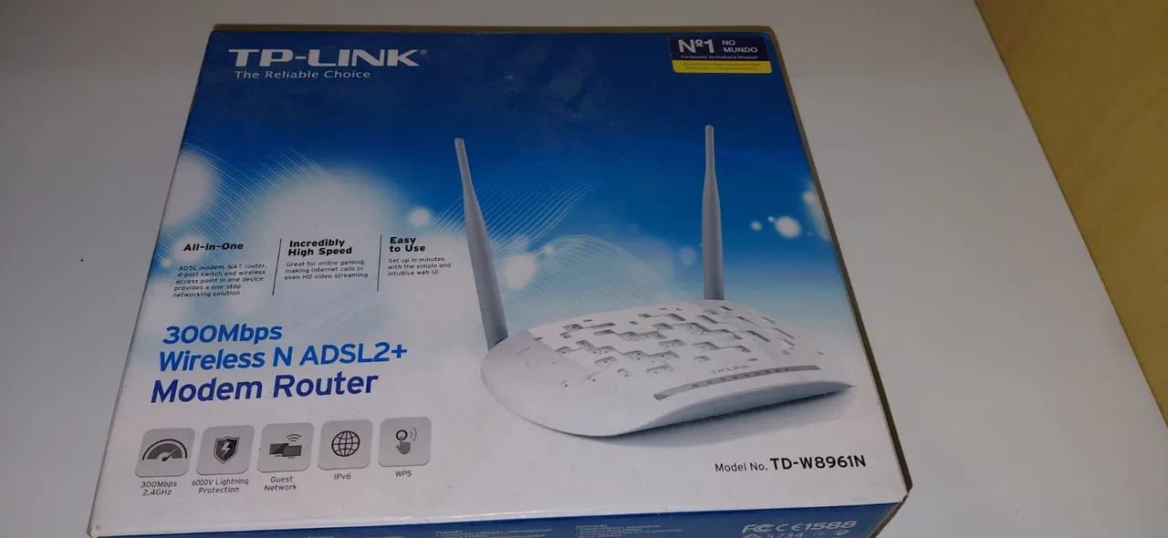 Vendo roteador TP-Link Dual band  4 antenas e Modem roteador TP-Link  - Foto 3