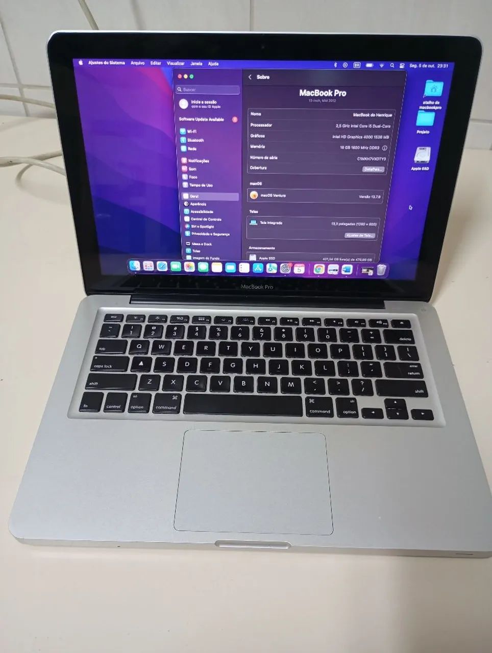 MacBook Pro 2012 - Foto 5