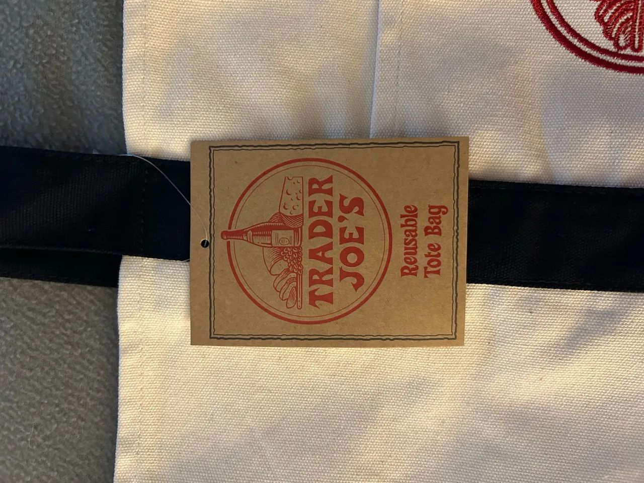 Bolsa Trader Joe?s beje  - Foto 3