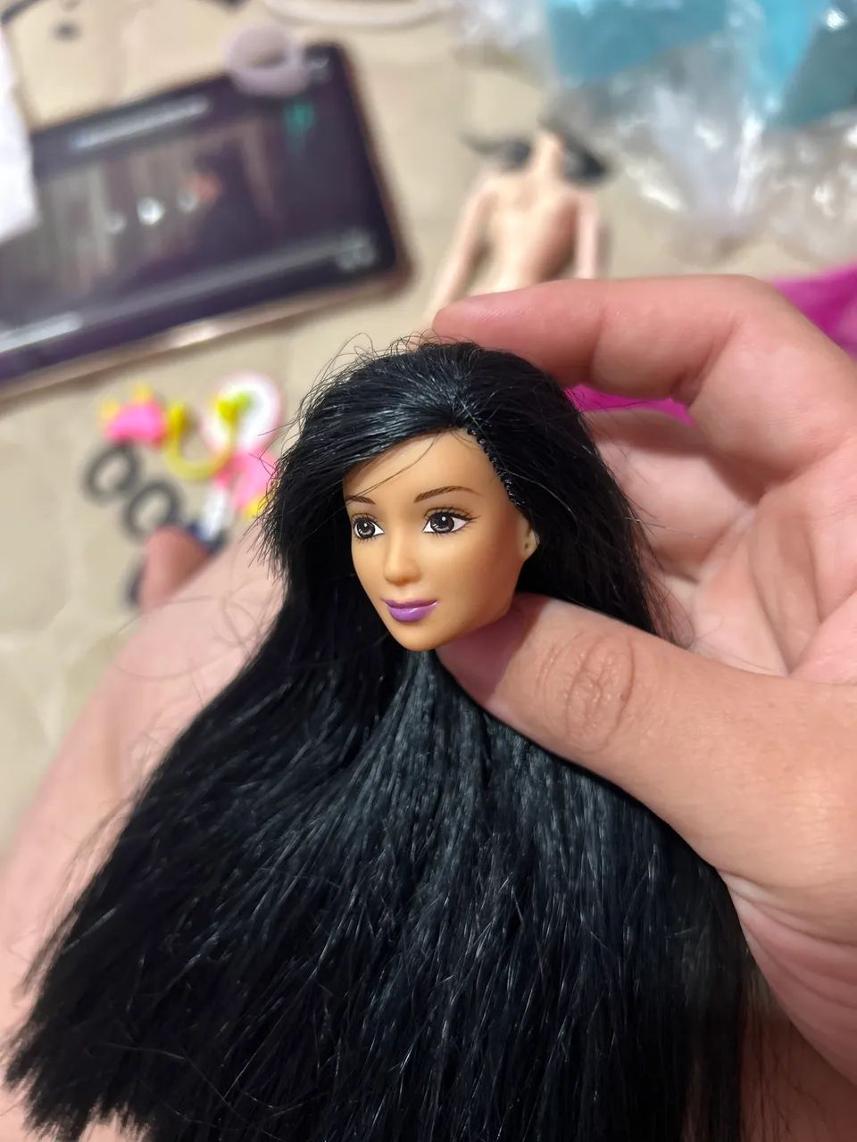 Cabeça Barbie kayla 2003  - Foto 2