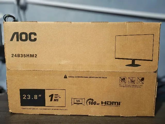 Monitor Gamer AOC 24" 100Hz 1ms Full HD - Lacrado na Caixa - Foto 3
