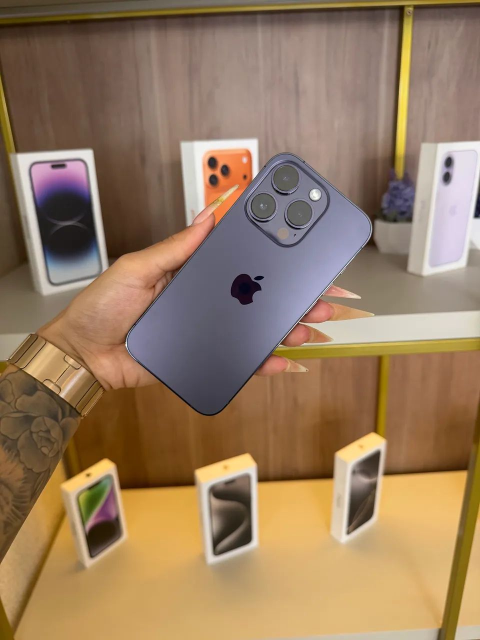 iPhone 14 Pro 256gb Roxo Profundo - Foto 3