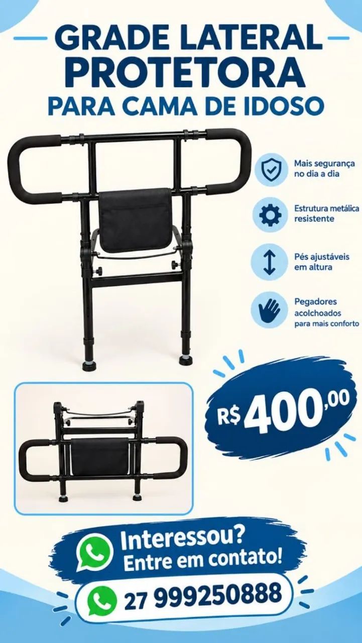 Grade protetora cama - Foto 4