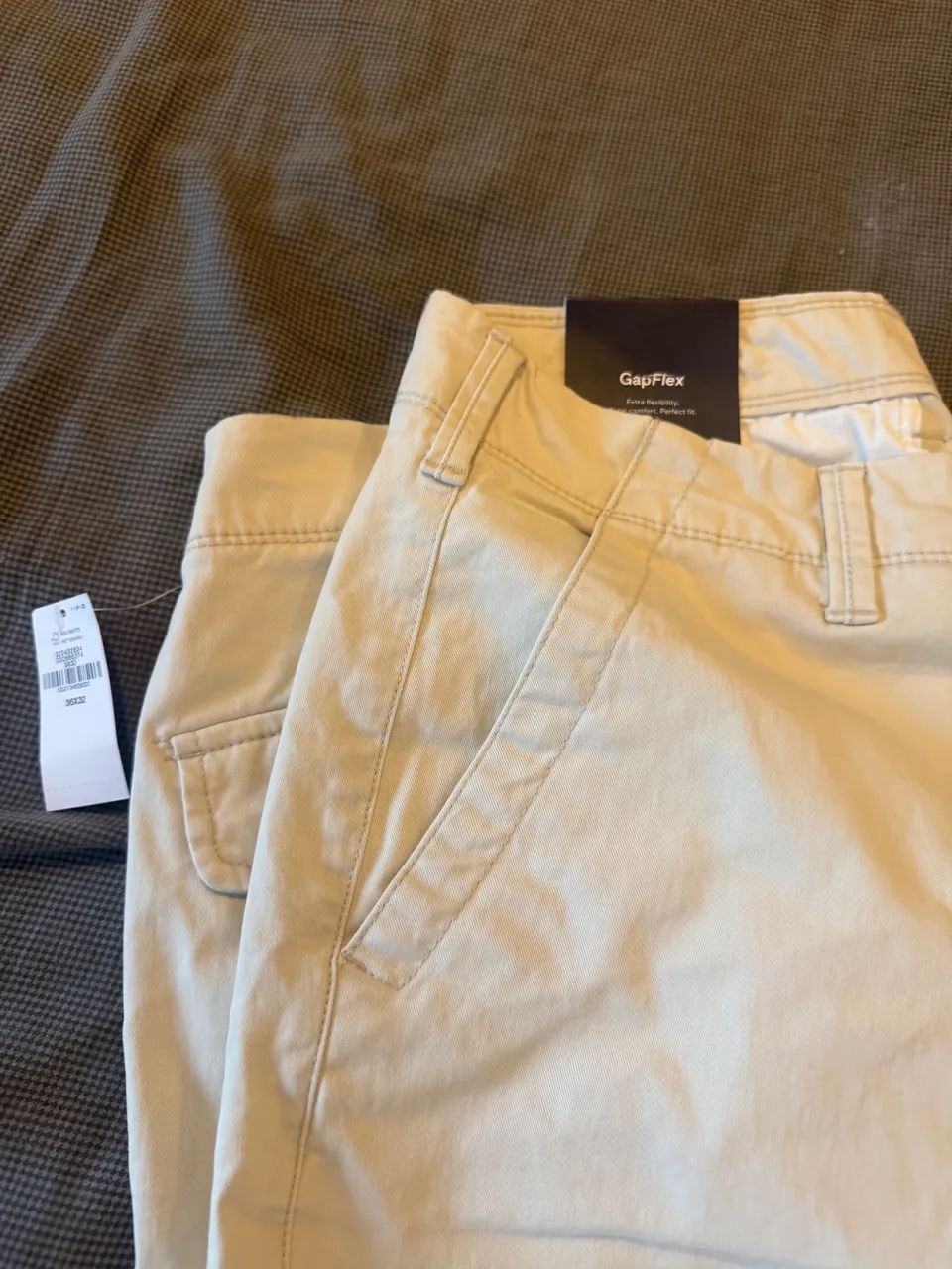 Calça Cargo GAP GapFlex Masculina Bege - Nova com Etieta - Tam. 36x32 - Foto 2